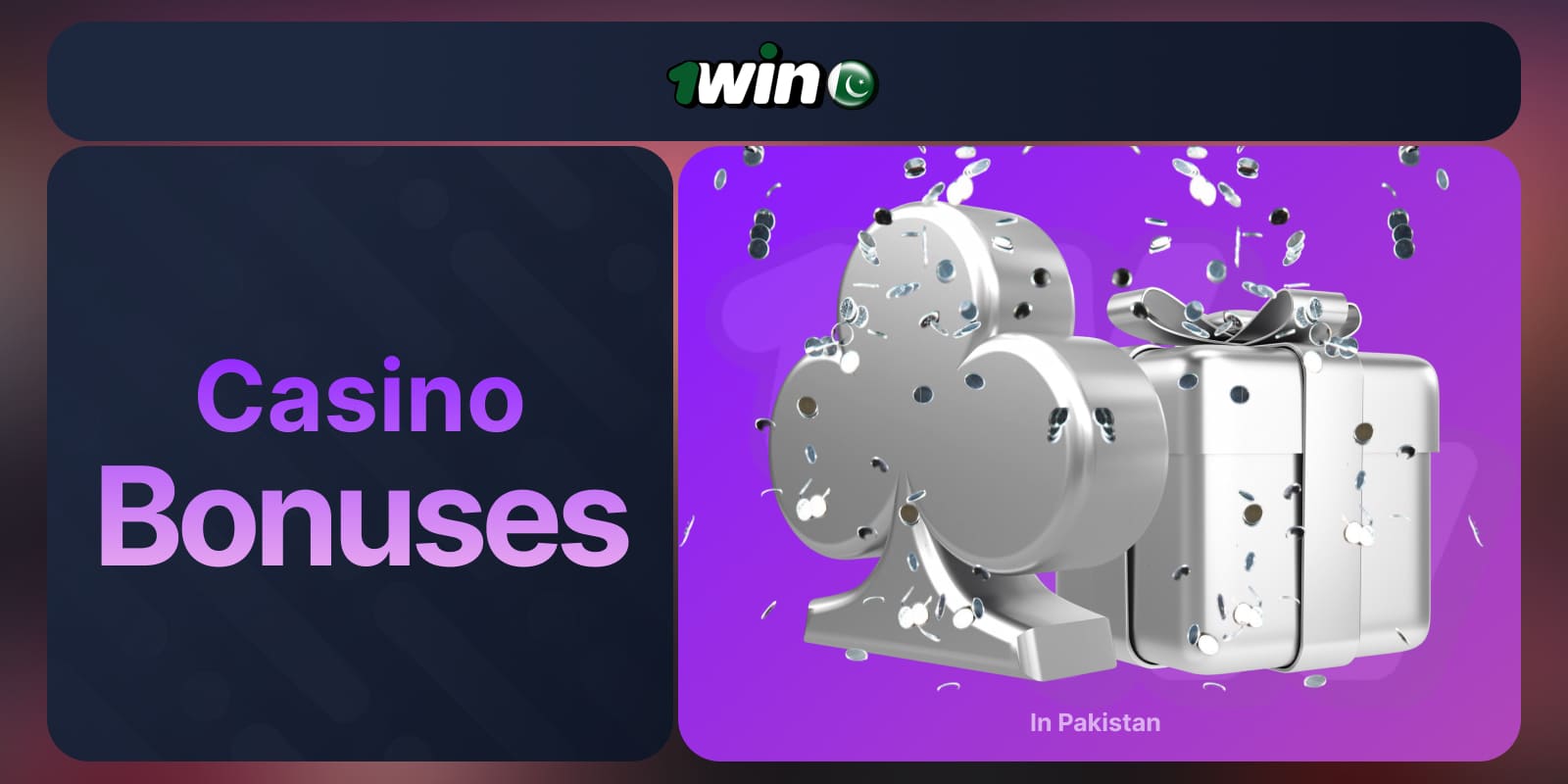 1Win Pakistan Bonus offers for casinos with a variety of games across different genres