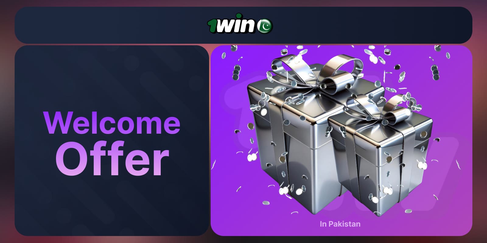 1Win Pakistan Bonus welcome offer for new platform users to get off to a great start