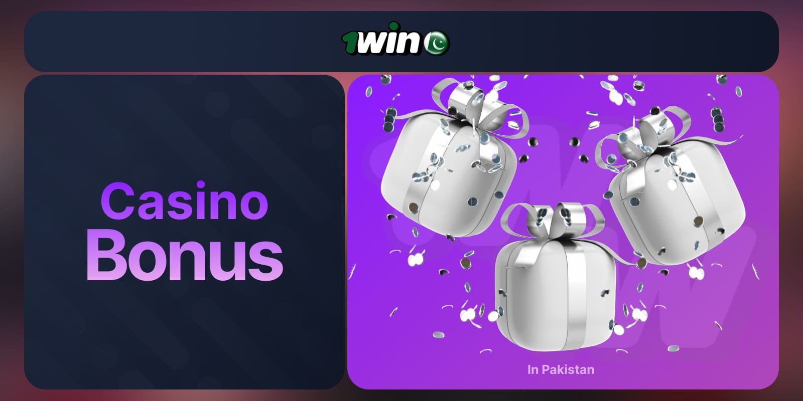 1Win Pakistan Casino offers a platform-based bonus program with a variety of bonuses and promotions for games
