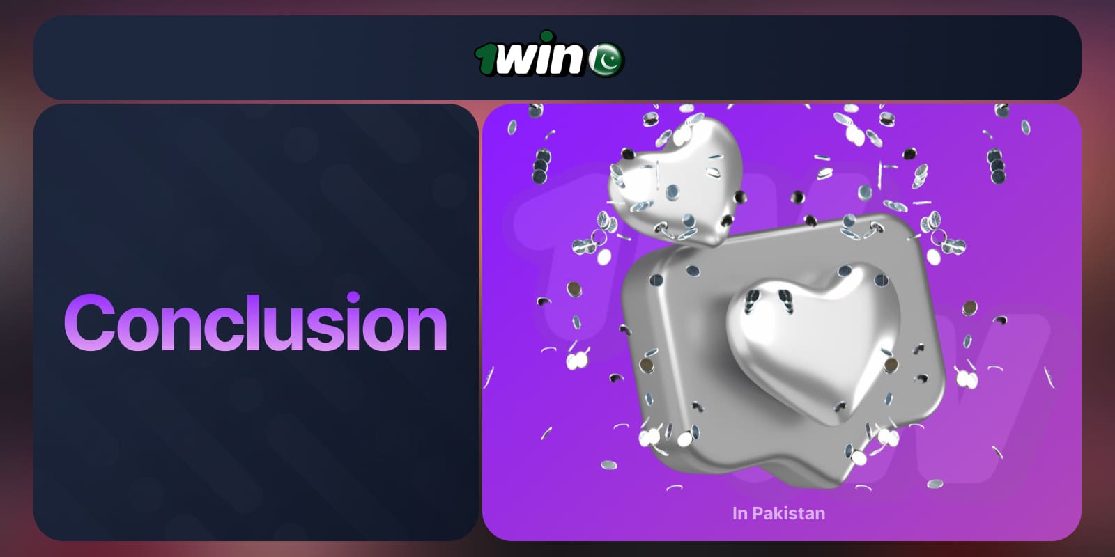 1Win Pakistan Casino category summary and article conclusions
