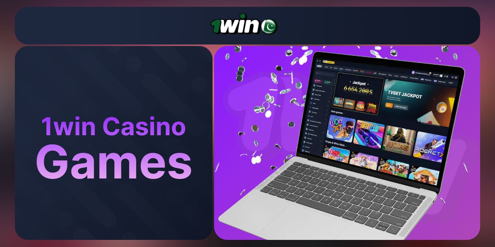 1Win Pakistan Casino offers a wide selection of platform games in various categories to suit any taste