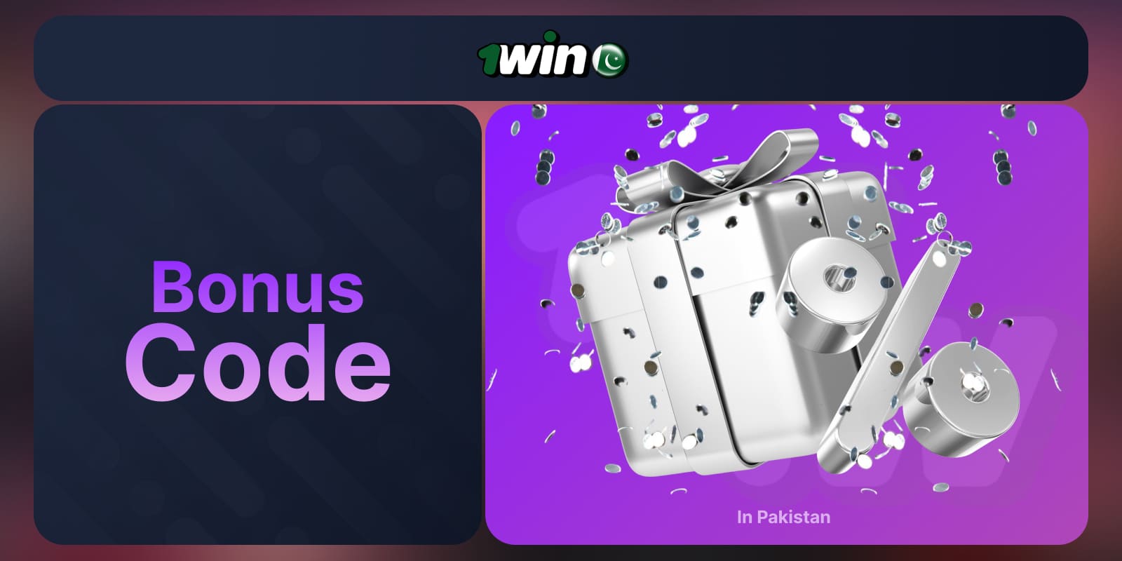 1Win Pakistan Promo Code: General information about the promo code and its features; what promo codes does the platform offer?