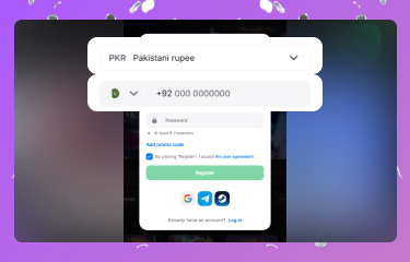 1Win Pakistan Registration: Create an account on the platform using email to log in 6