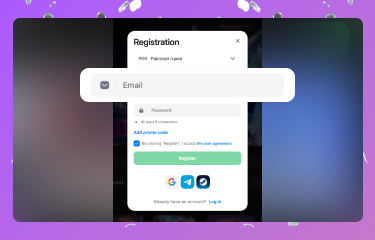 1Win Pakistan Registration: Create an account on the platform using email to log in 7