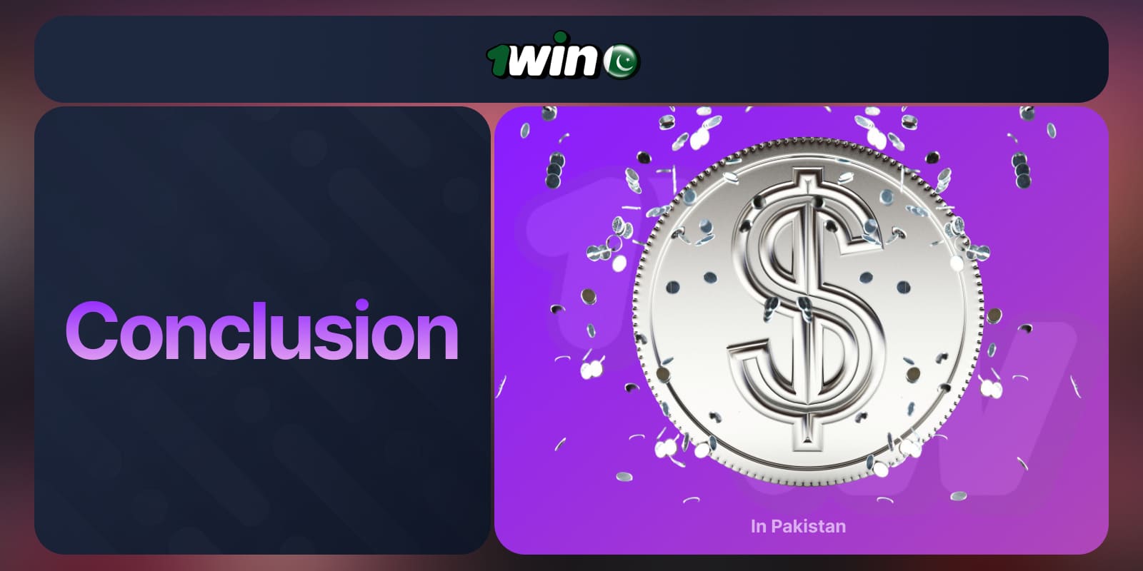 1Win Pakistan Withdrawal conclusion on the topic of withdrawing funds from an account on